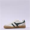Gola Viper Leather Gumsole Retro Trainer - Off White Evergreen